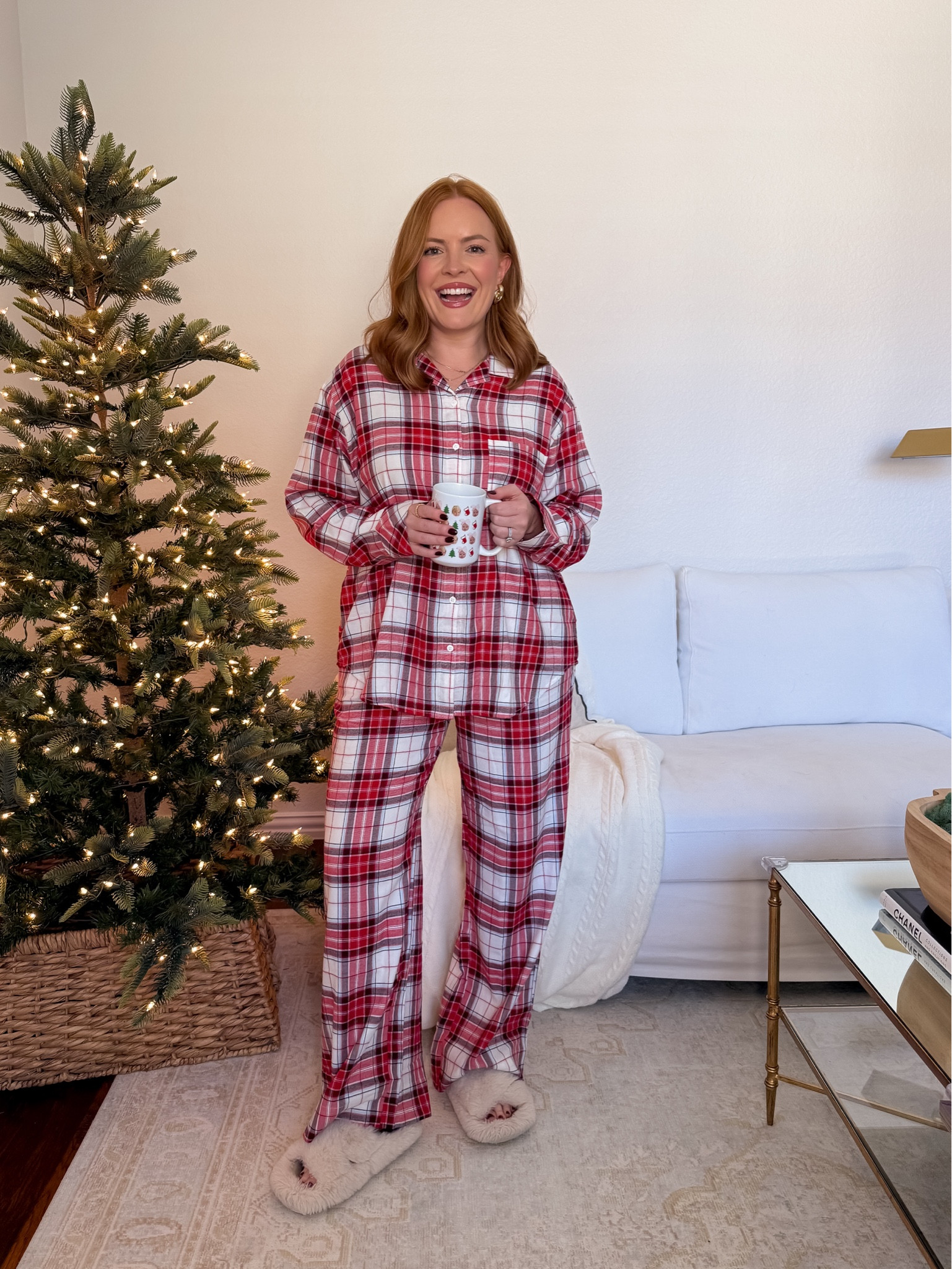 Coziest Target Christmas pajamas and they’re 25% off today! 🎄❤️ This plaid set is lightweight, soft, and perfect for matching family photos or cozy nights at home. Linking this exact pair + more Target holiday PJs on LTK! #TargetStyle #TargetPajamas #HolidayPajamas