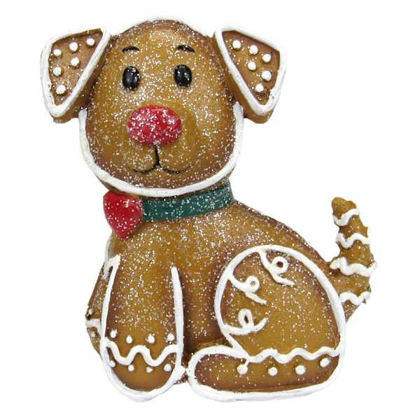 Gingerbread Dog Table Decor, 4.5" | At Home