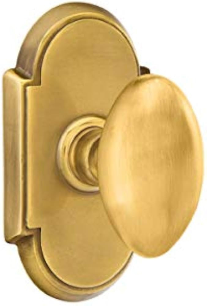 Emtek Passage Set, Style 8 Rosette, Egg Knob, French Antique US7 | Amazon (US)