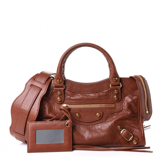 BALENCIAGA

Agneau Classic Gold Hardware Mini City Marron Cognac | Fashionphile
