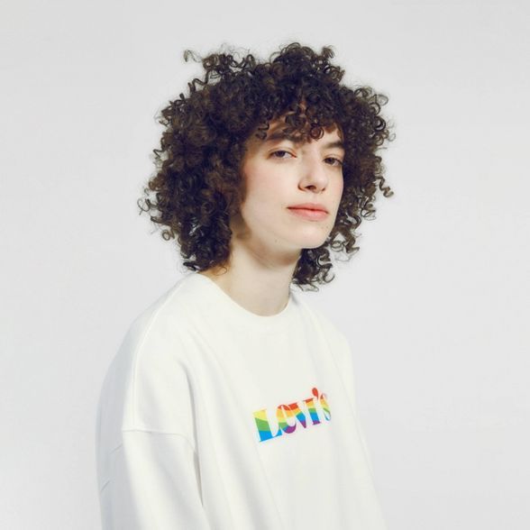 Levi's® Pride Relaxed Graphic Crewneck Sweatshirt - White | Target