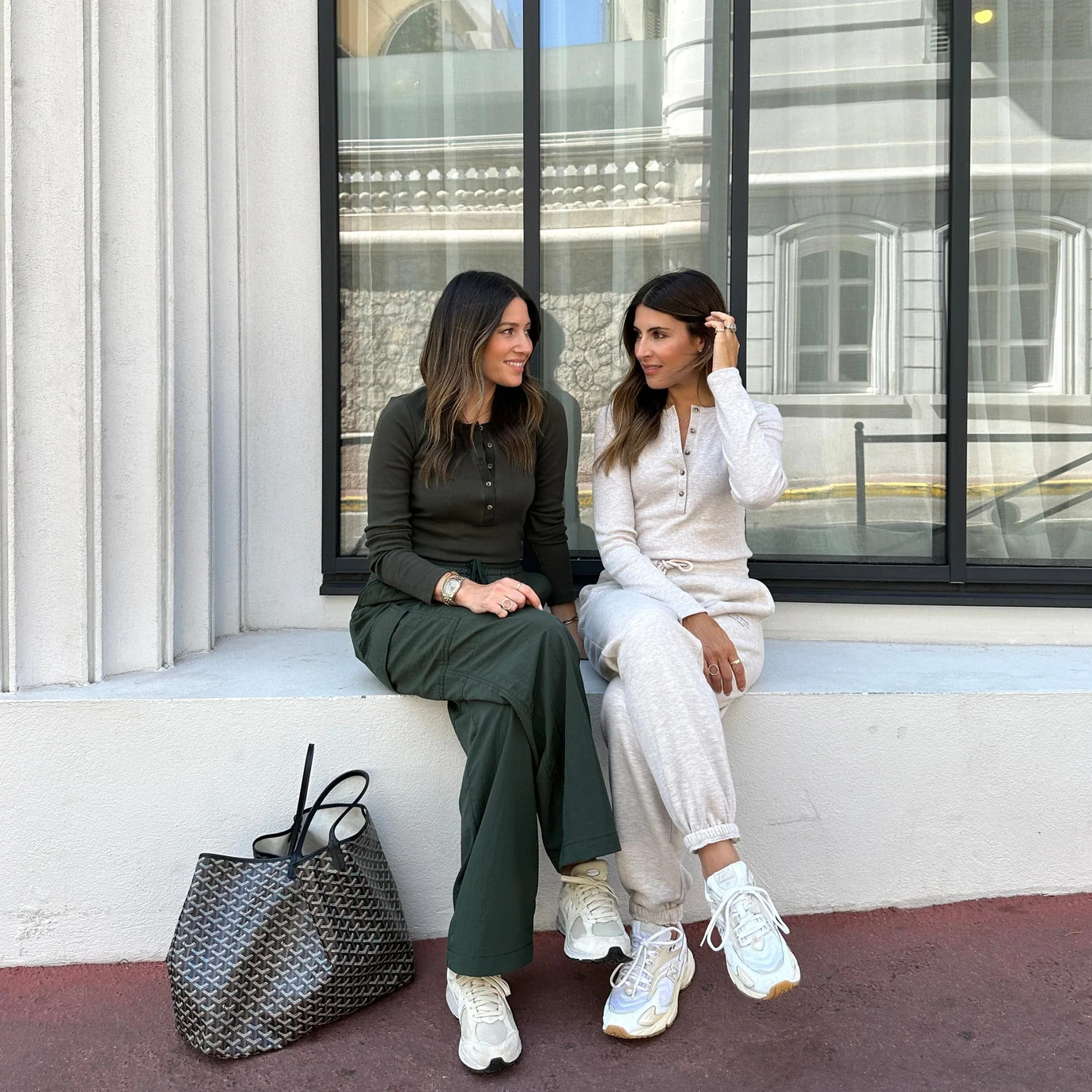 RIBBED HENLEY TOP - KHAKI | WAT The Brand