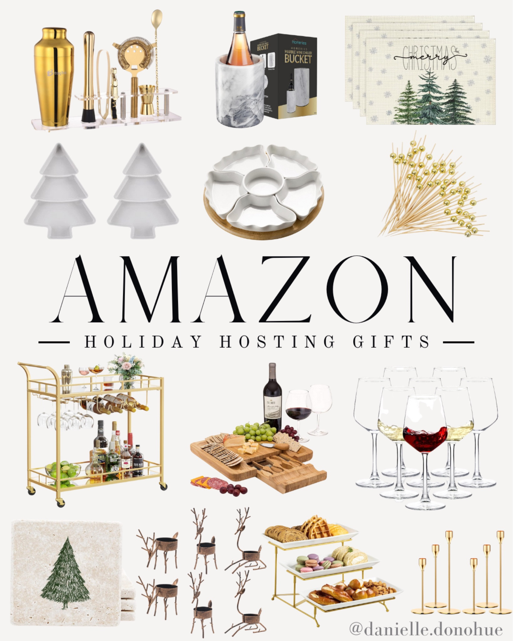 Find great gifts for your kind hosts and hostesses: charcuterie board, wine glasses, wine chiller bucket, and more!
#kitchenessential #giftidea #partymusthave #centerpieceidea

#LTKGiftGuide #LTKparties #LTKhome