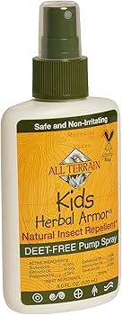 Kids Herbal Armor DEET-Free Pump Spray 4oz. Insect Repellent, Plant-Based and All-Natural Bug Rep... | Amazon (US)
