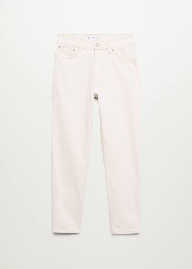 Mom elastic jeans | MANGO (UK)