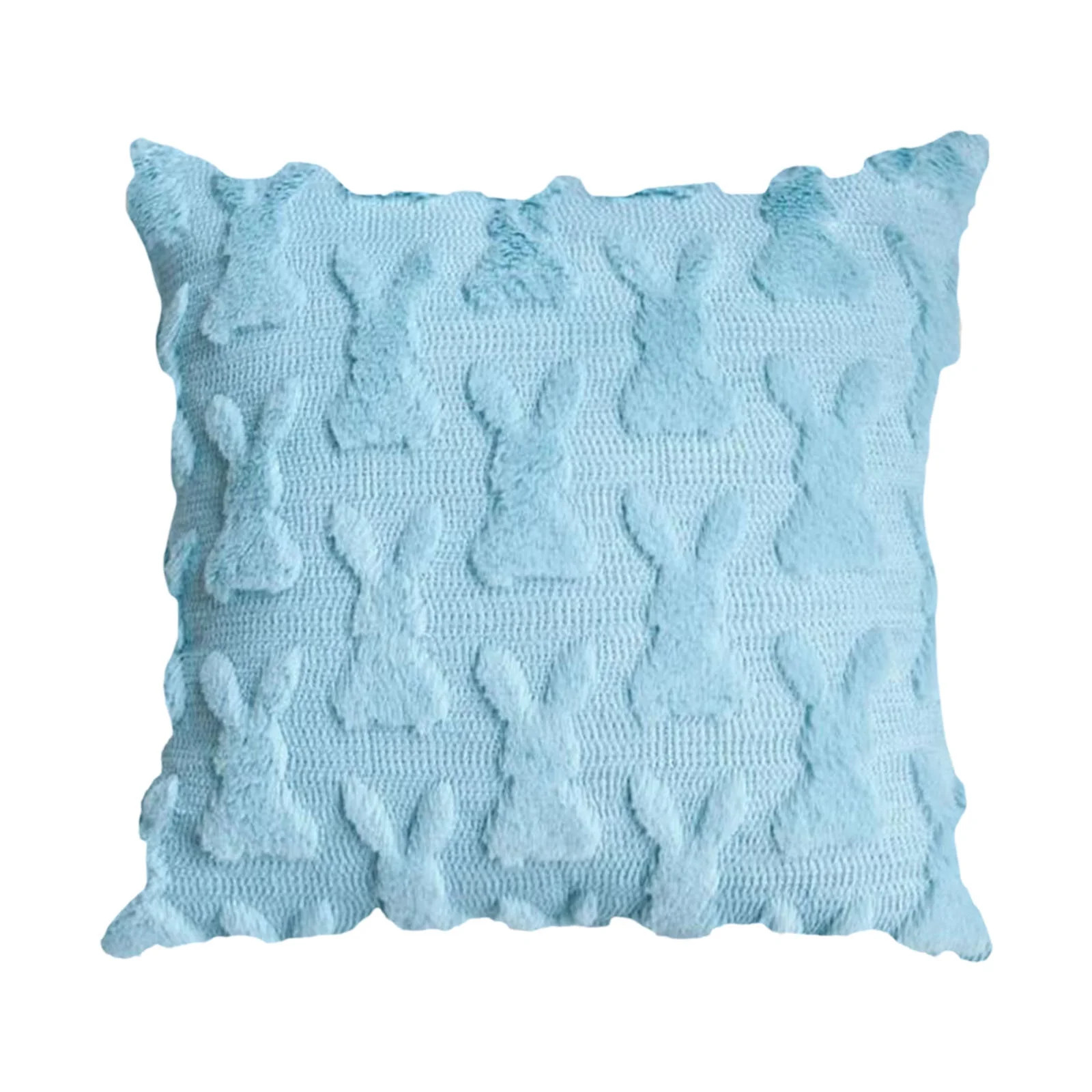 Lawor Easter Pillow Covers 18 X 18 Inch Pack Of 2 Luxury Soft Bunny Rabbit Ears Egg Pattern Decor... | Walmart (US)