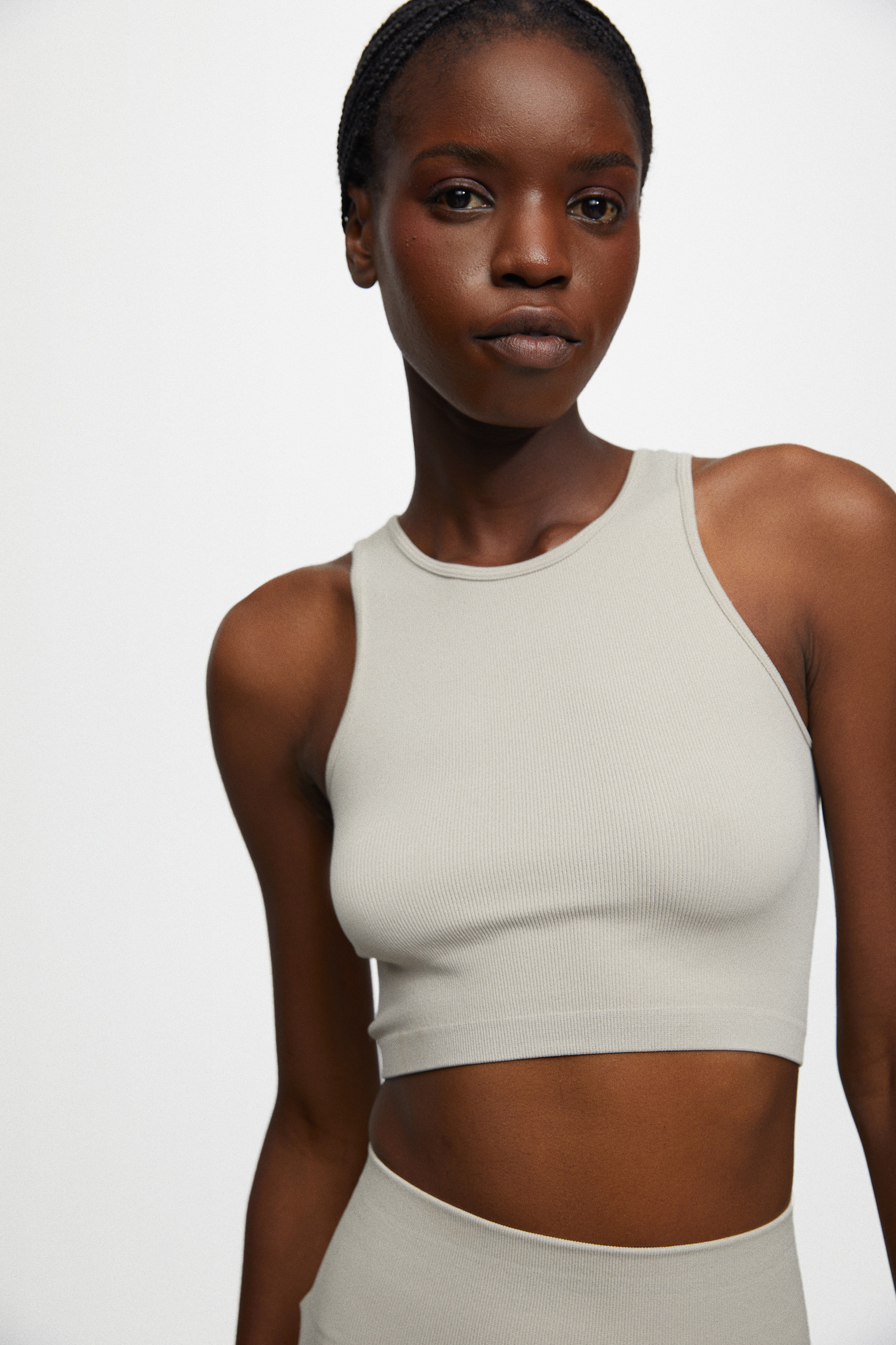 Seamless tank top | PULL and BEAR UK