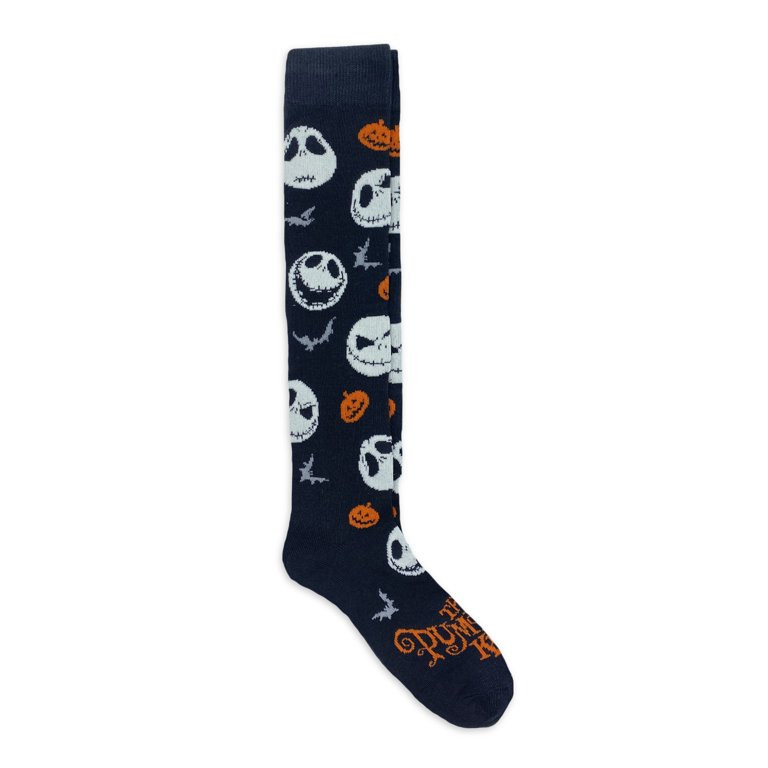 Nightmare Before Christmas Halloween Women's Knee High Socks, 1-Pack, Size 4-10 | Walmart (US)