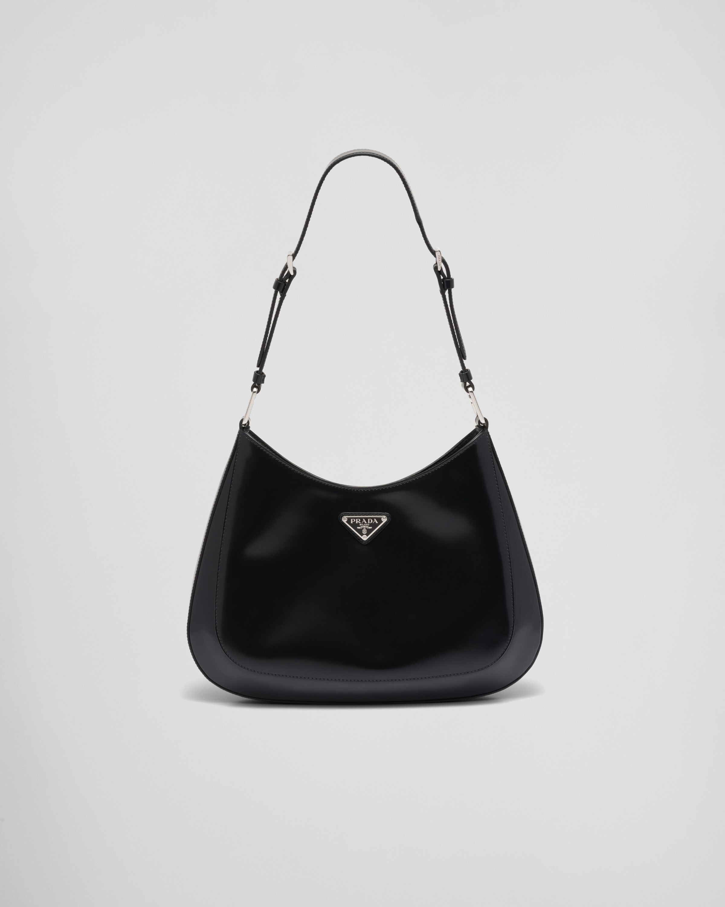 Prada Cleo brushed leather shoulder bag | Prada Spa US