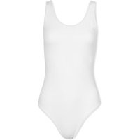 Burberry Women's Logo Swim Costume in White, Size Small | END. Clothing | End Clothing (US & RoW)