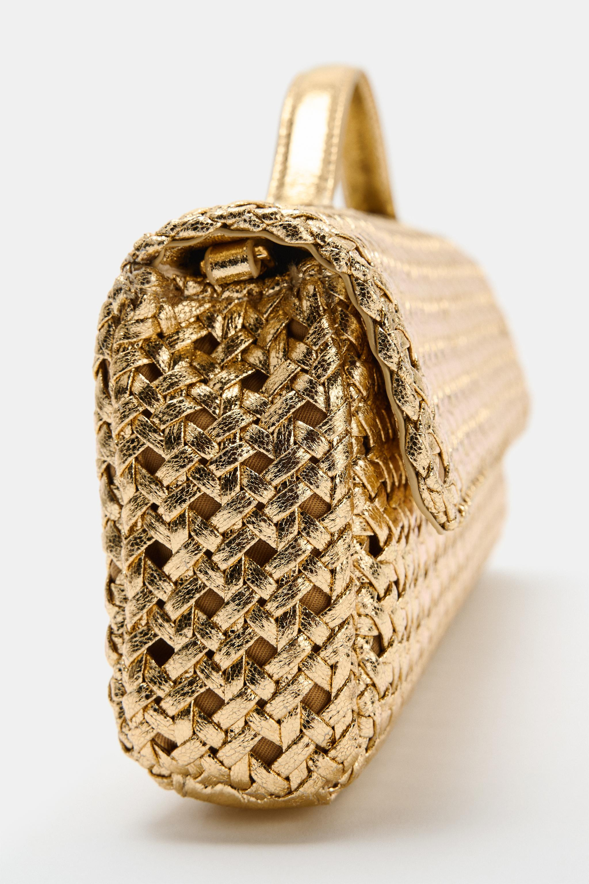 WOVEN ENVELOPE BAG | Zara US