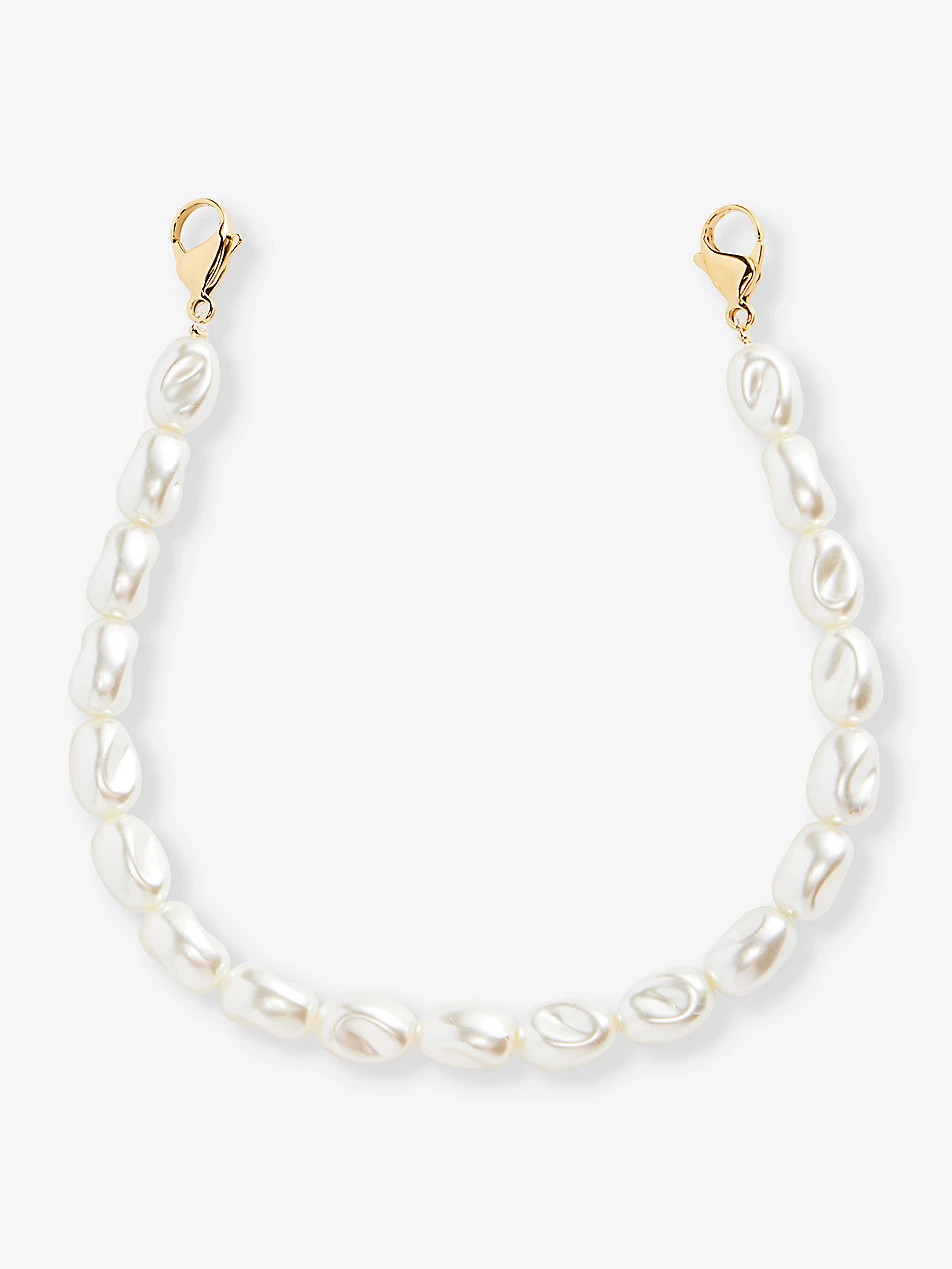 Cloudy faux-pearl phone cord | Selfridges