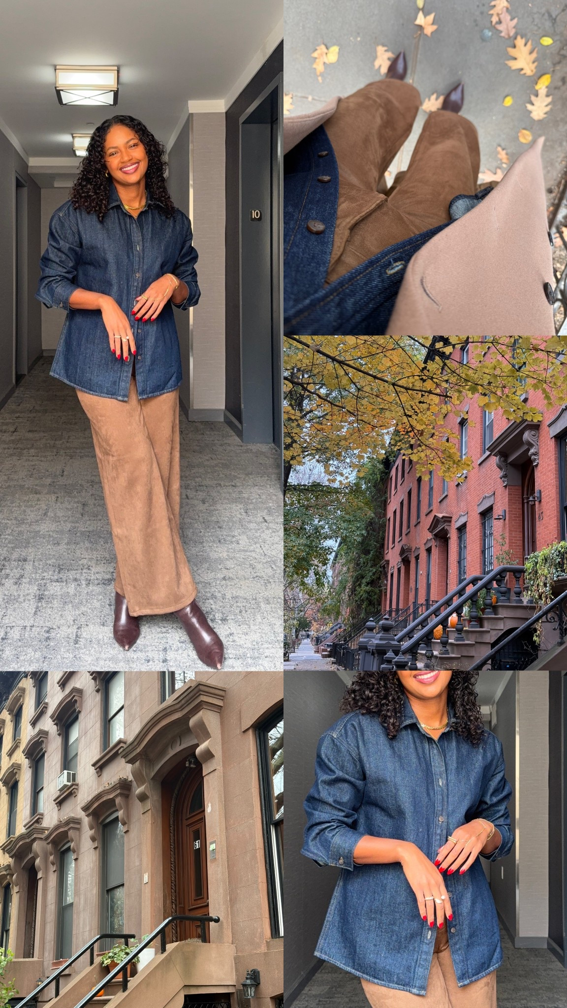 OOTD for a fall day in BK ✨ love these pants and they’re on sale!!! 