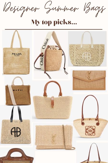 Designer summer bags: my top picks 🤎 #Designerbags #Summerbags 

#LTKFind #LTKstyletip #LTKitbag