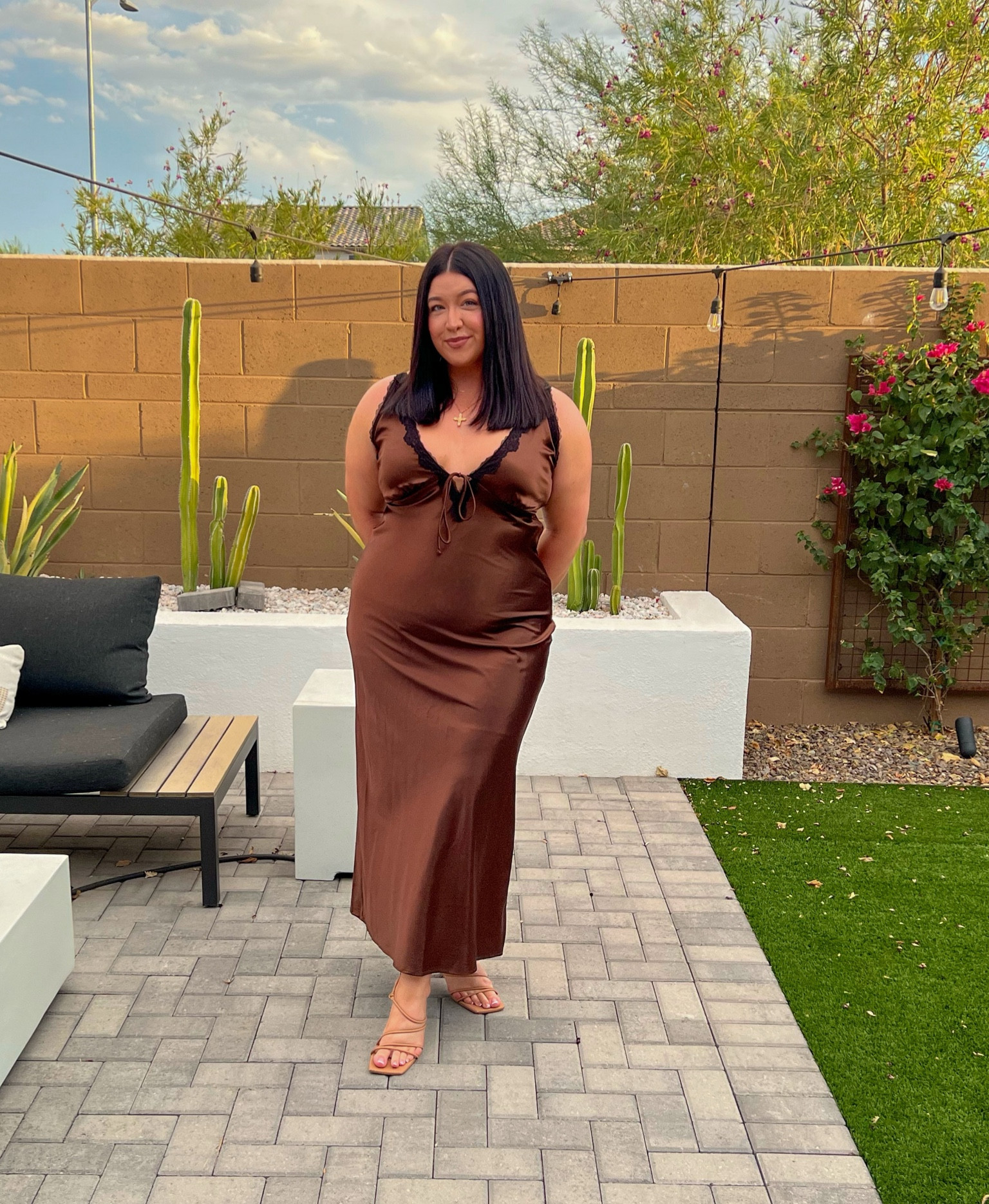 Most flattering dress from TARGET! We love her! Wearing an XL. 

#LTKTravel #LTKWedding #LTKPlusSize
