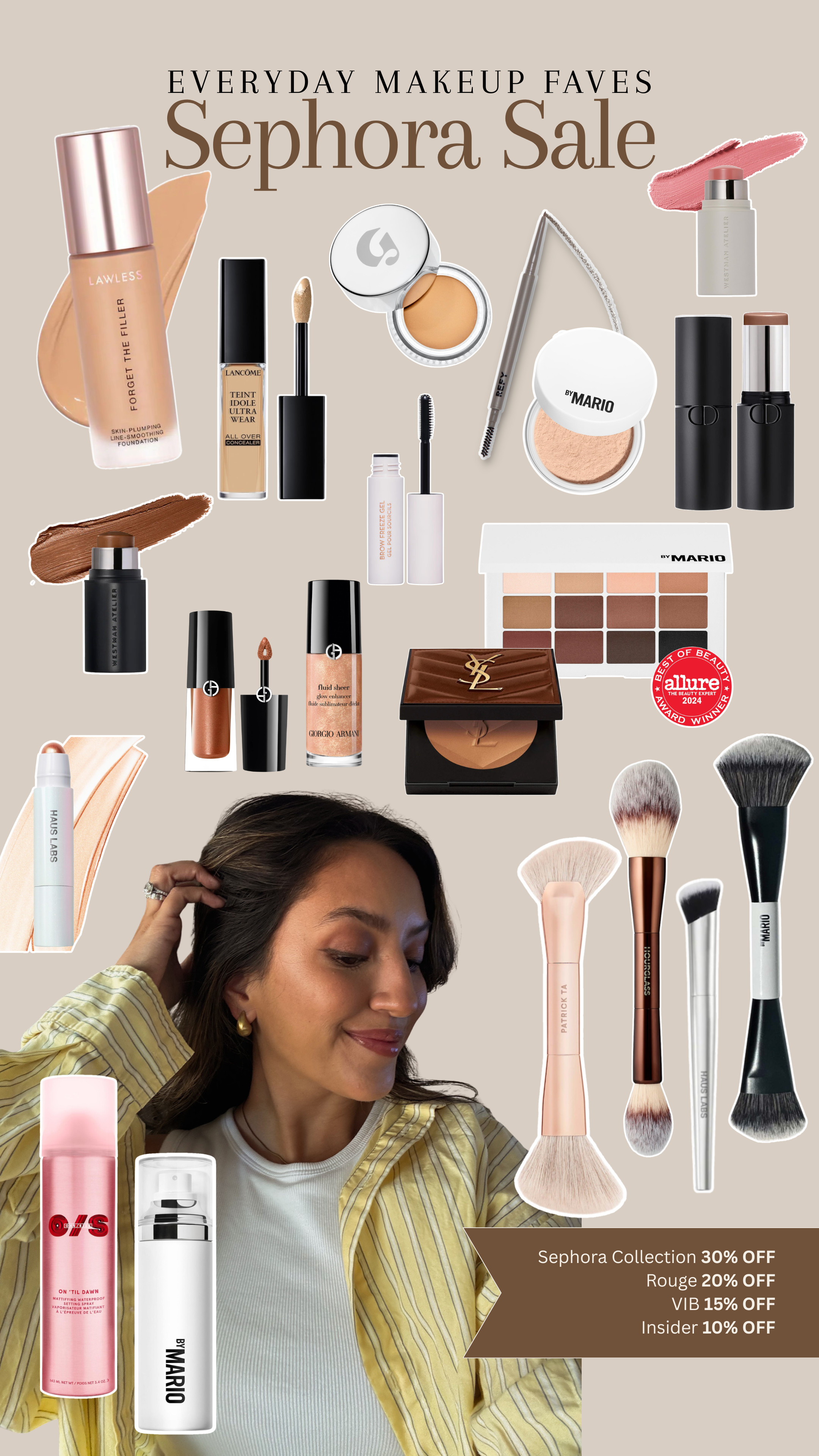  Sephora sale is here! Here’s my ride or die everyday makeup products. Most are acne safe! 

*the glossier concealer has avocado oil in it that can breakout some people but I’ve had no issues with it & I’m VERY sensitive!! And I only use the 2 under eye products under my eyes!


Shades:
foundation-  12M
acne concealer- medium 1
under eye concealer- buff
nose contour- truffle 
Dior contour- 2 tan
blush- 11
eyeliner- the perfect brown

Sephora sale finds, acne safe makeup, combination skin, best makeup for acne prone skin  

 

#LTKSaleAlert #LTKgrwm #LTKBeauty