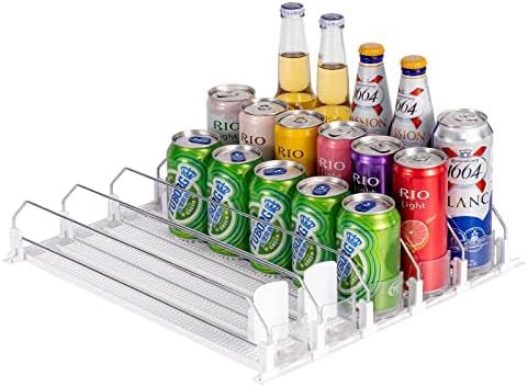 Rula Drink Dispenser for Fridge, Self-Pushing Soda Can Organizer for Refrigerator, Width Ajustable B | Amazon (US)