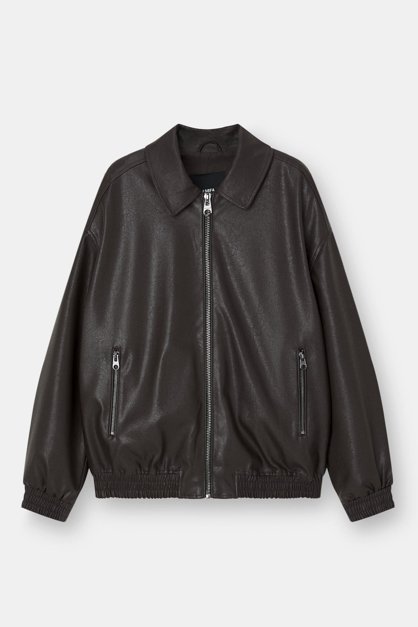 Faux leather bomber jacket | PULL and BEAR UK