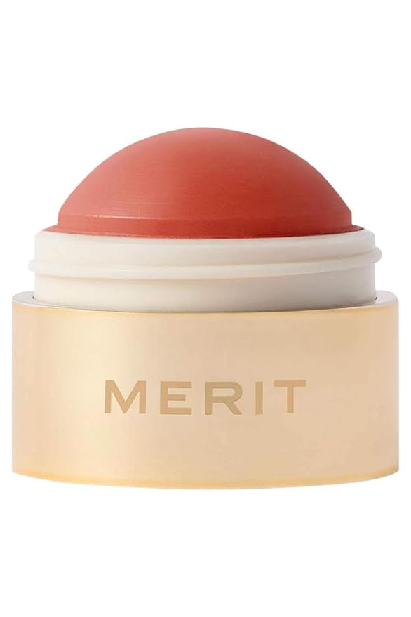 MERIT Flush Balm Cream Blush – Lusitano Soft Peach | Hydrating Radiant Cheek & Lip Tint Stick w... | Amazon (US)