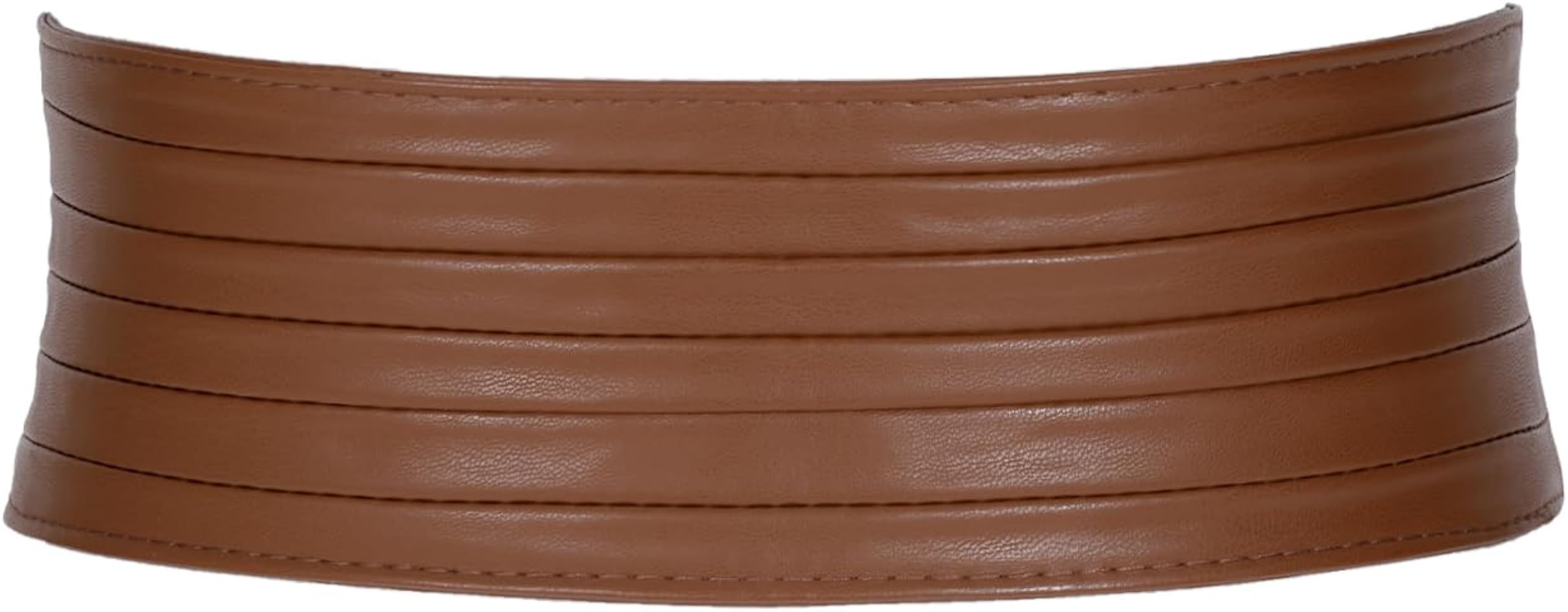 Women Wide Elastic Belts for Dresses Vintage Fashion Stretchy Waist Belts Ladies Cinch Belts Leat... | Amazon (US)