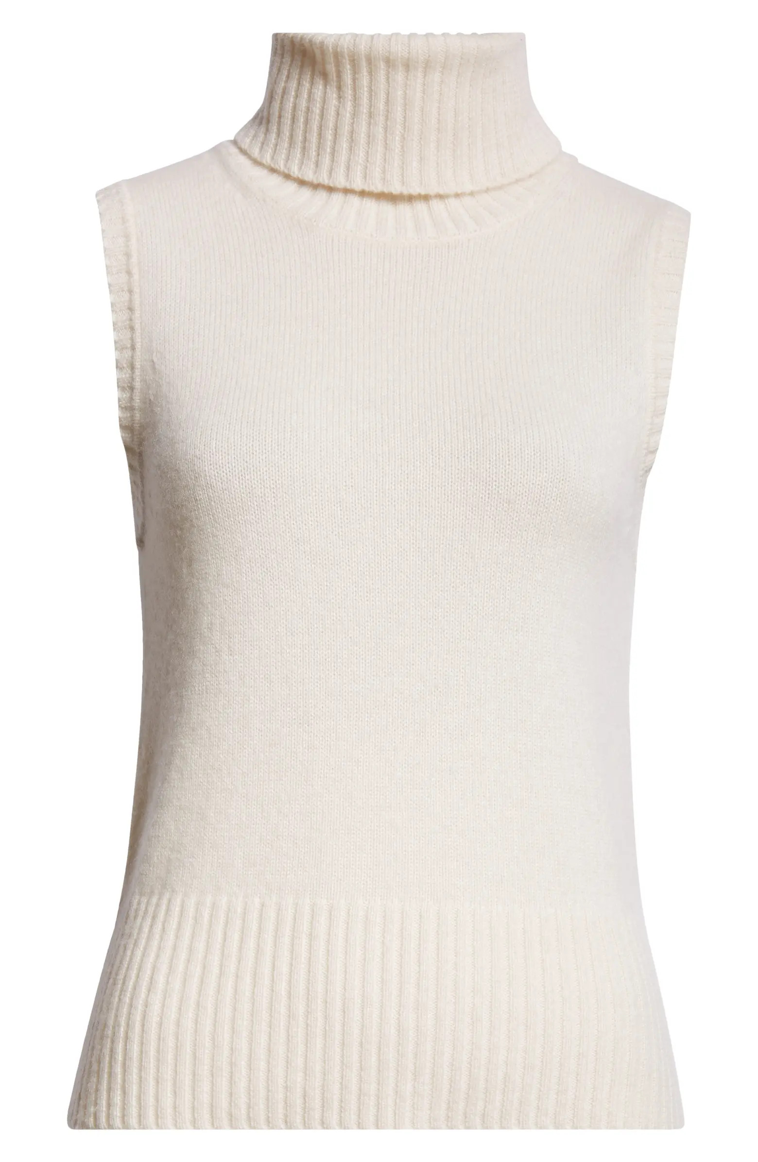 Mazzy Sleeveless Cashmere Turtleneck Sweater | Nordstrom