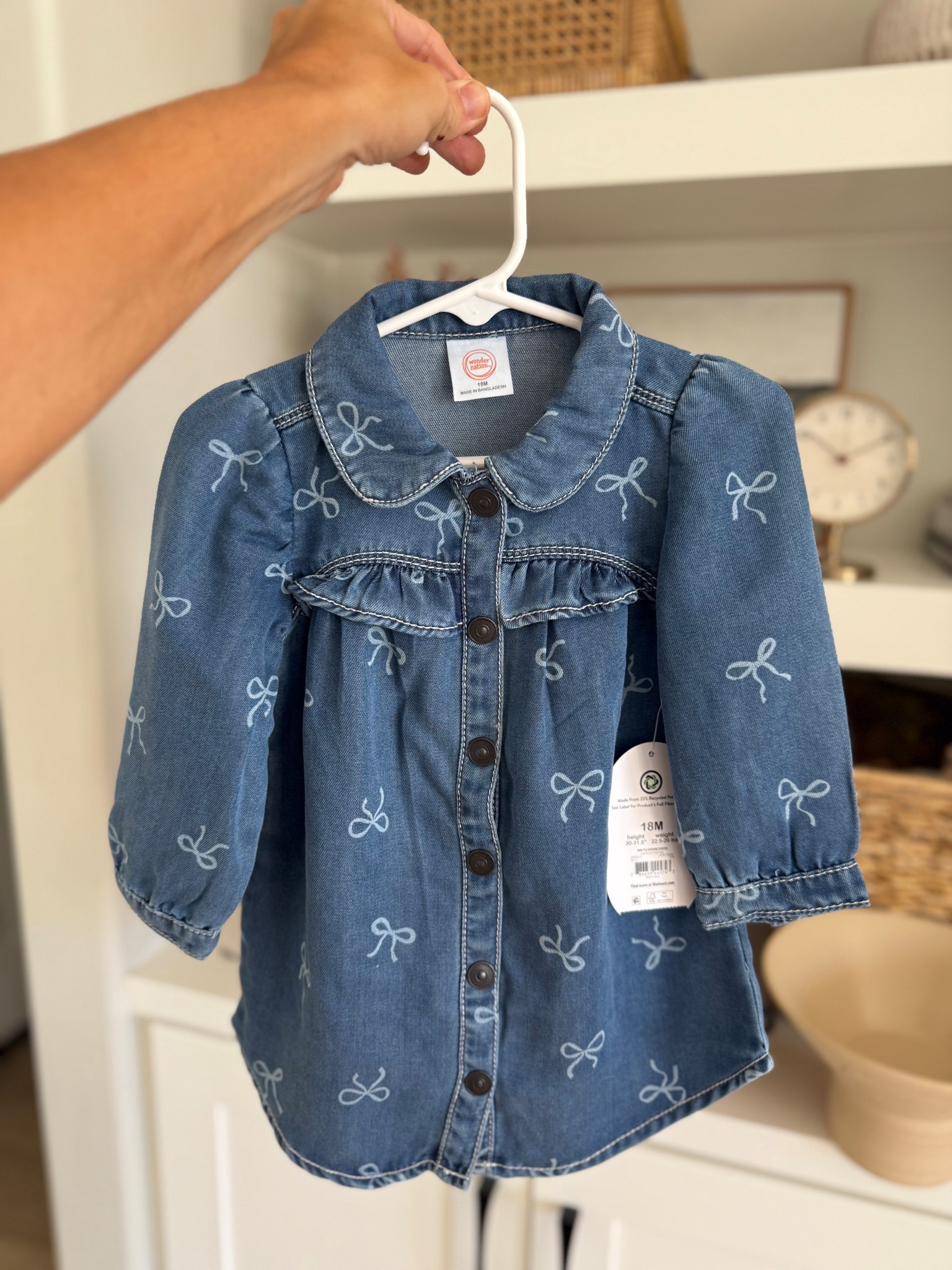 Baby girl new dress from Walmart 

#LTKKids #LTKStyleTip #LTKBaby