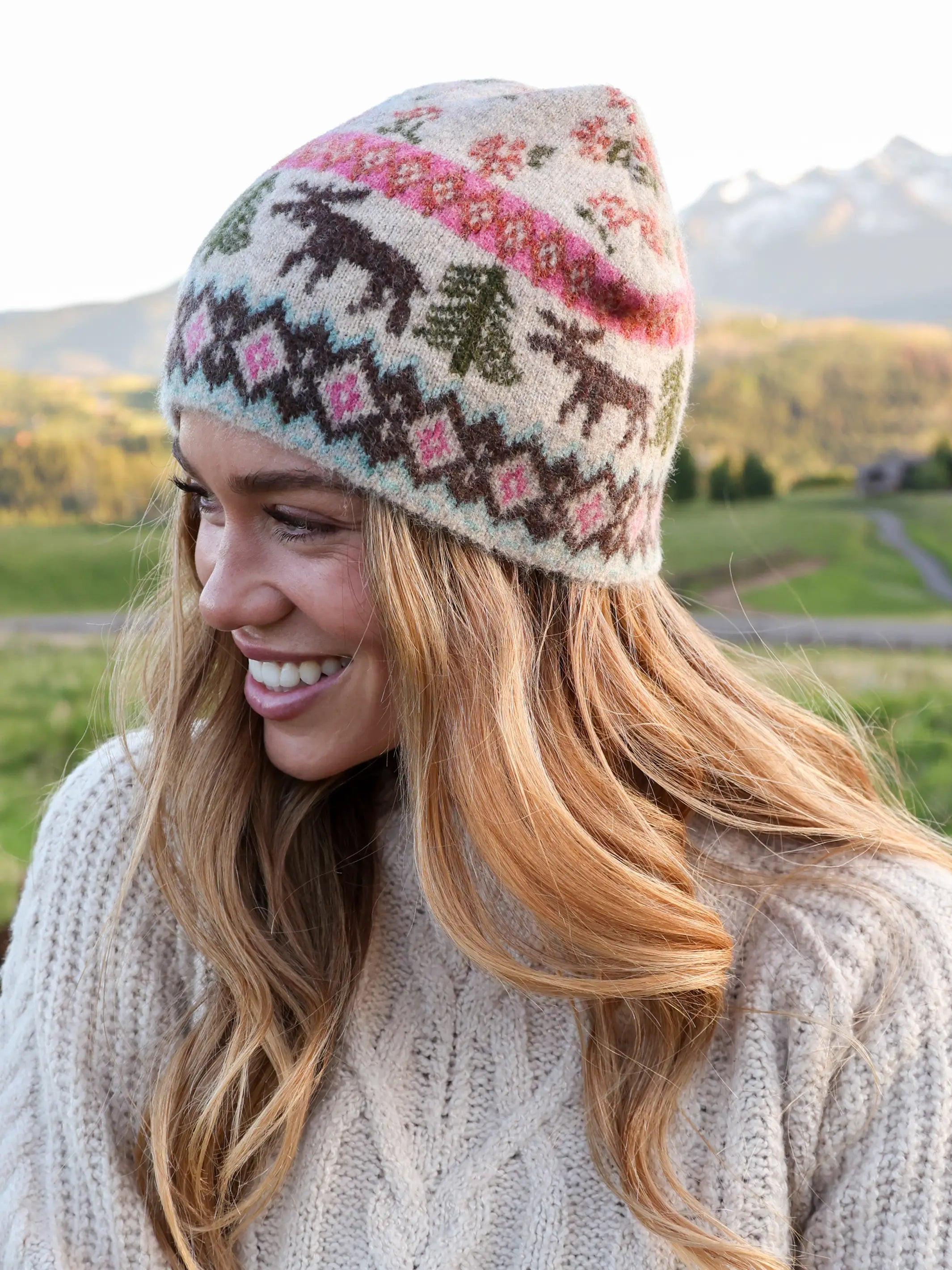 Jacquard Beanie | Natural Life