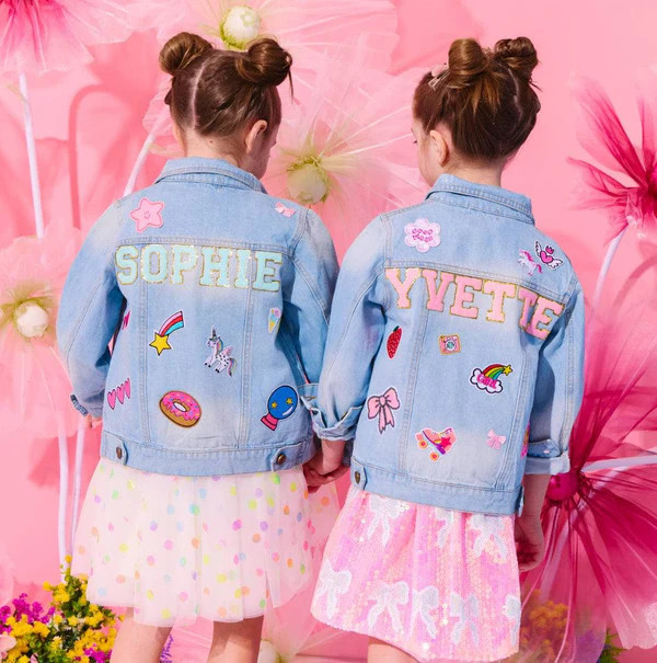 Customizable Patch Denim Jacket    Personalize it | Lola + The Boys
