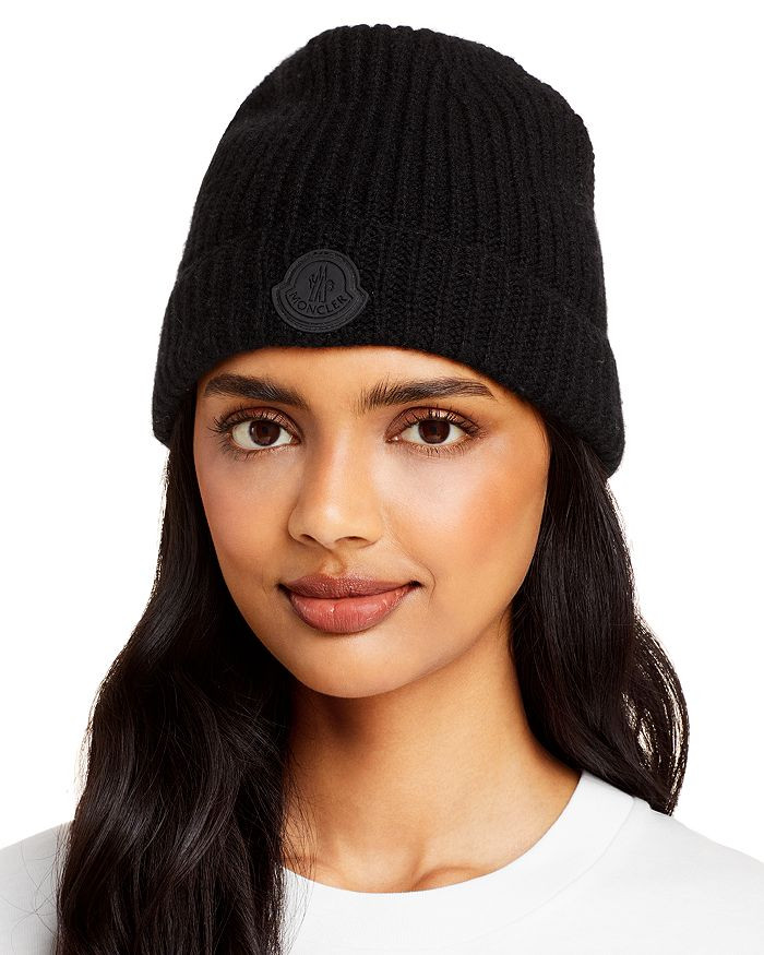 Moncler Logo Patch Beanie Back to Results -  Women - Bloomingdale's | Bloomingdale's (US)