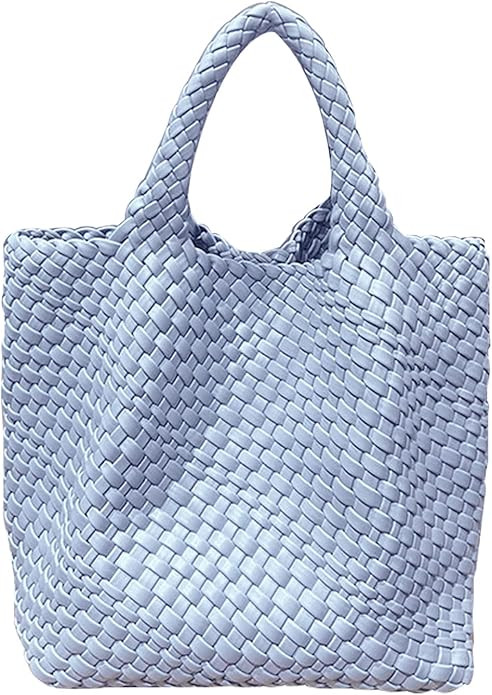 Fashion Woven Bag Shopper Bag Travel Handbags and Purses Women Tote Bag Large Capacity Shoulder B... | Amazon (US)