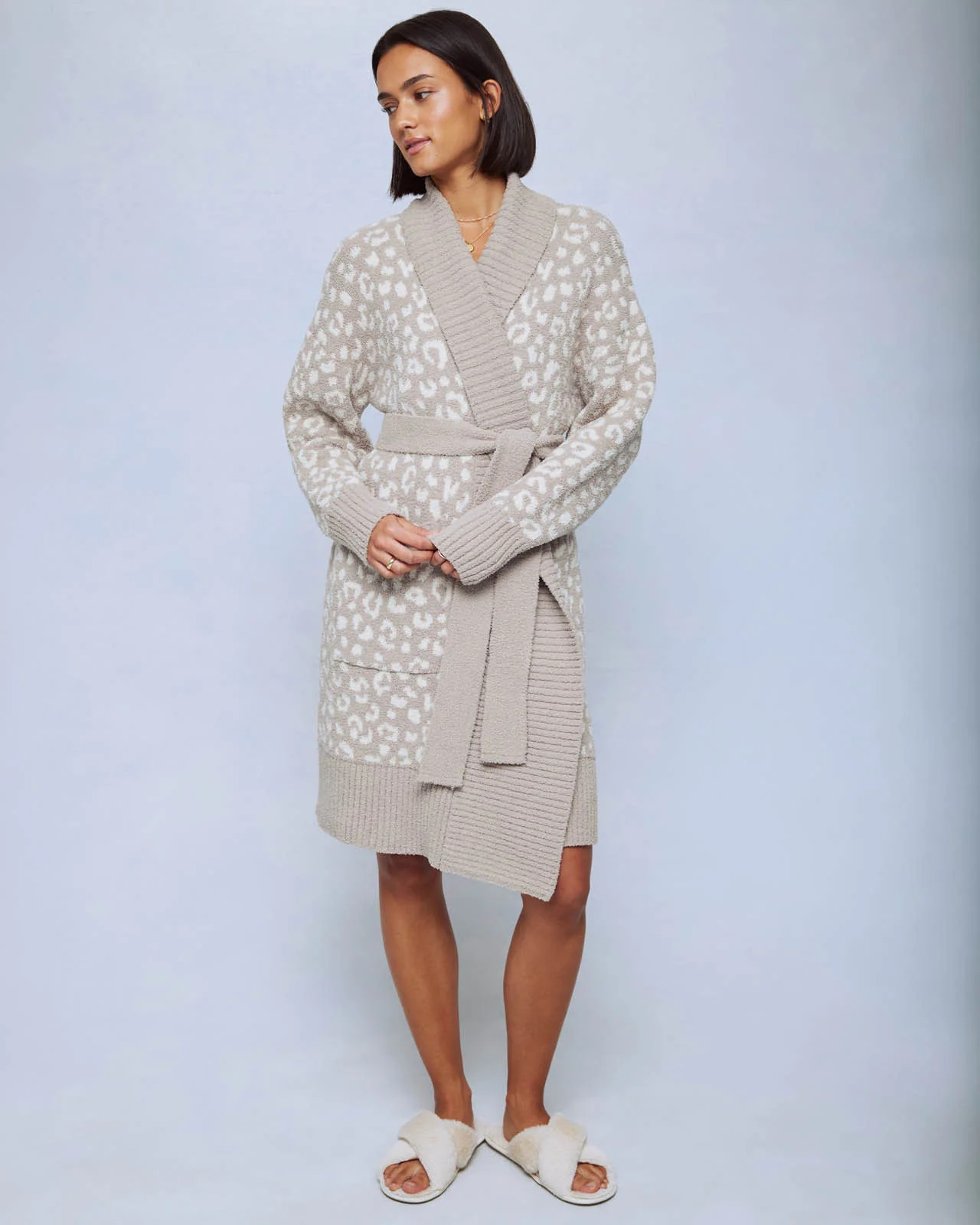 Splendid - Leopard Pomona Fuzzy Robe - Leopard | Splendid