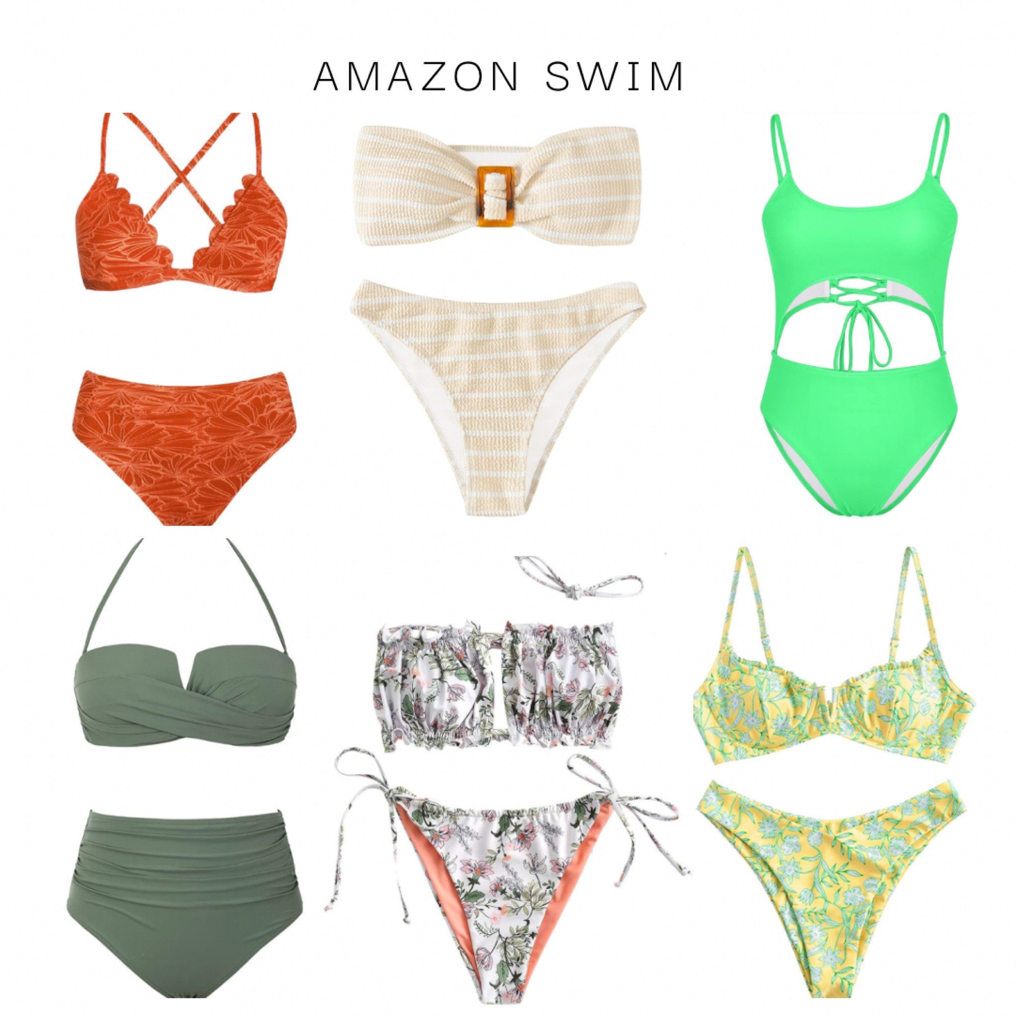 Amazon Swim #cupshe #bikini #highwasted 

#LTKSeasonal #LTKfindsunder50 #LTKswim