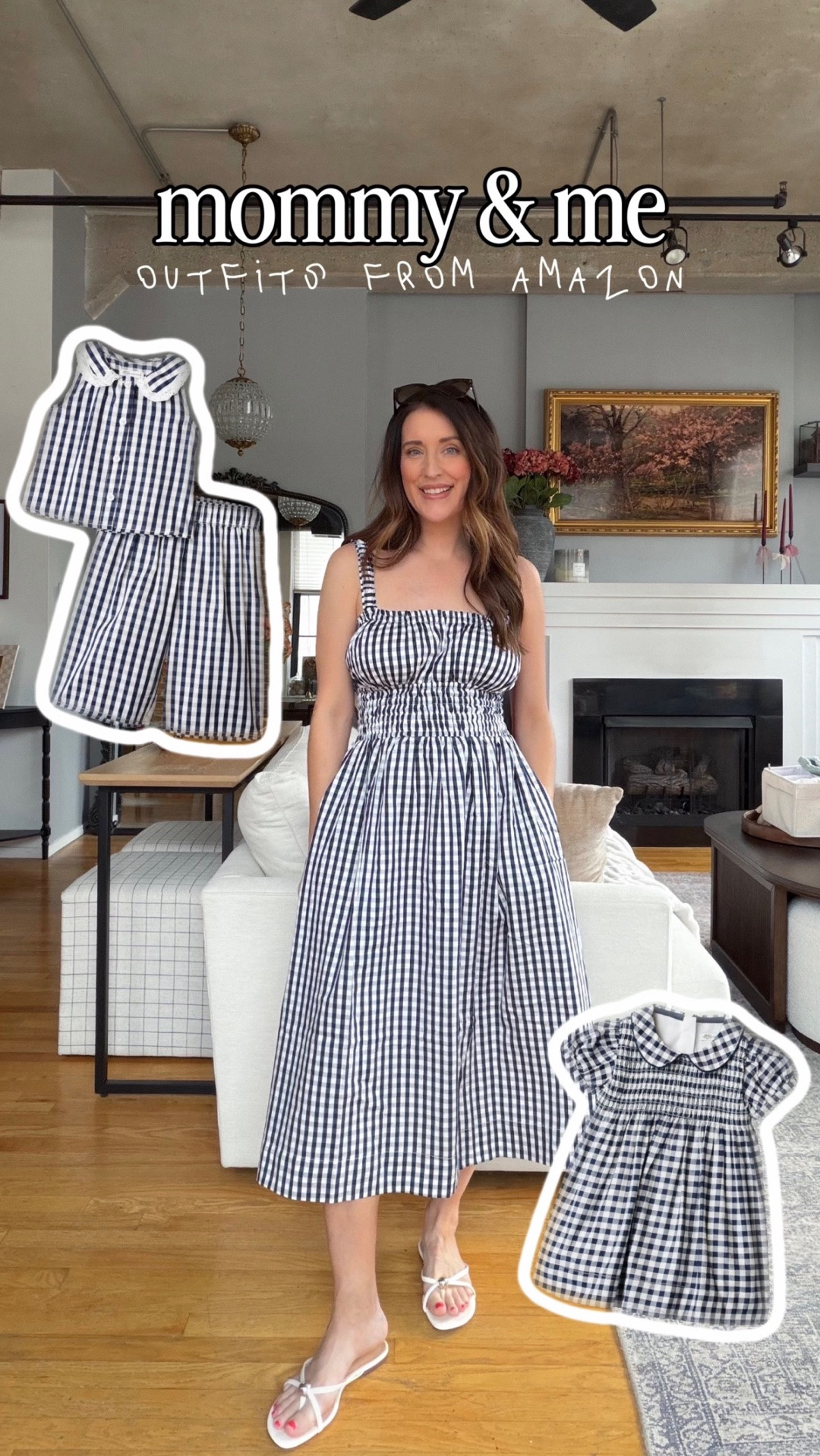 Sophia Grainge x Amazon Essentials summer collab. Matching mommy & me gingham outfits.

#LTKootd #LTKKids #LTKmomlife
