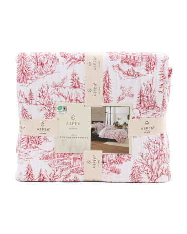 2pc Woodland Toile Euro Quilt Set | TJ Maxx