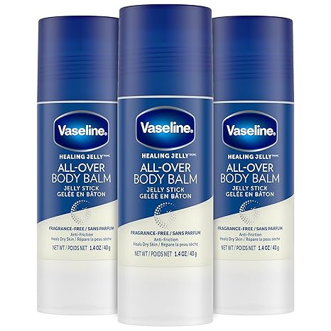 Vaseline All-Over Body Balm Stick 3-Pack – Non-Greasy Fragrance-Free Moisturizer, Travel-Size L... | Amazon (US)