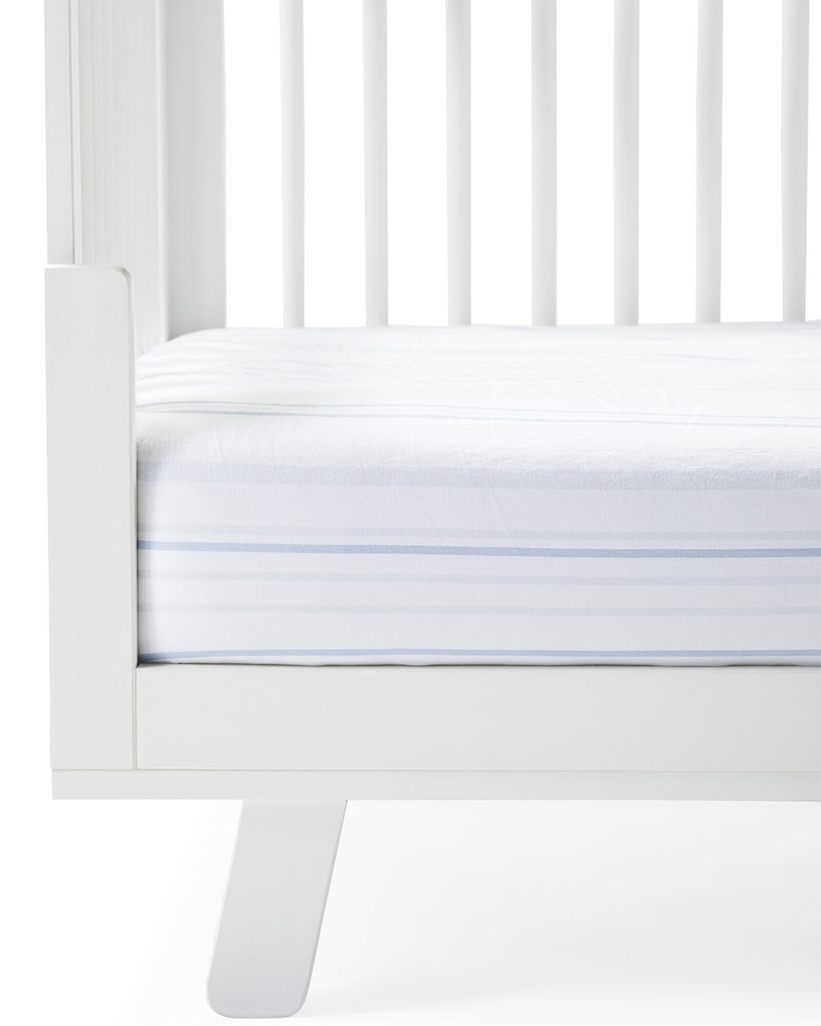 Oyster Bay Stripe Crib Sheet | Serena and Lily