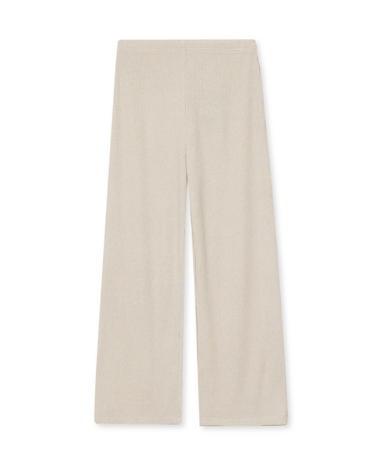 Lands' End Girls Wide Leg Sparkly Pants - Beige | Macy's