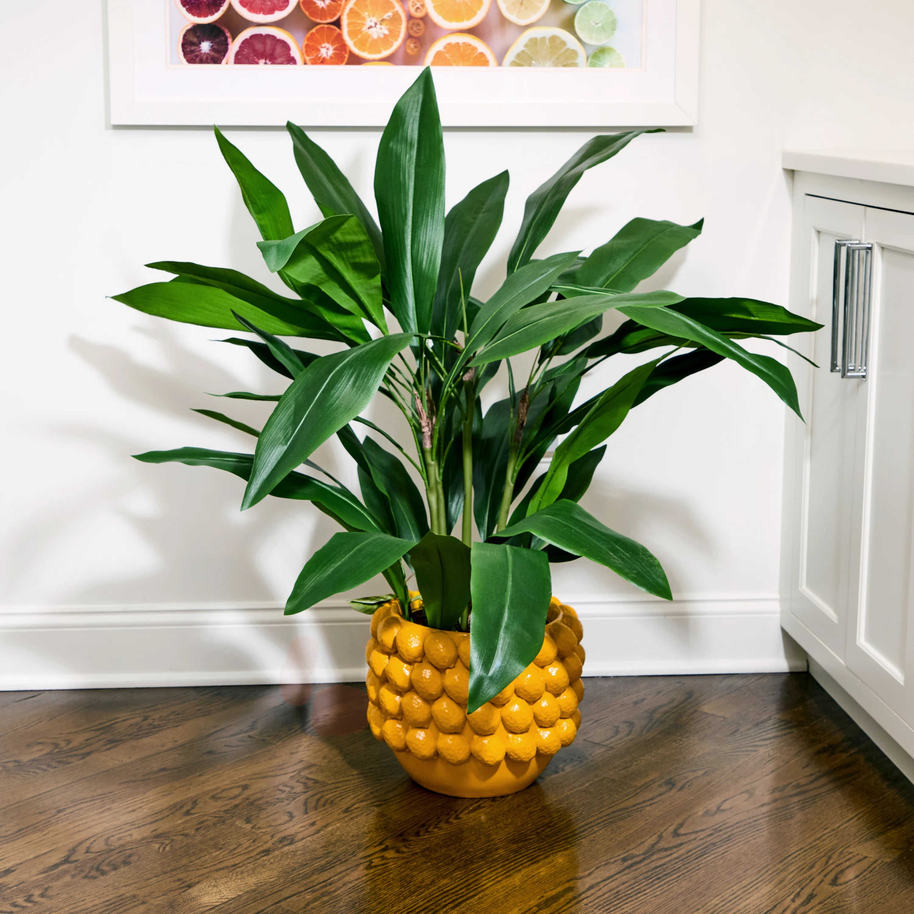 12.5" Resin Lemon Planter | Wayfair North America