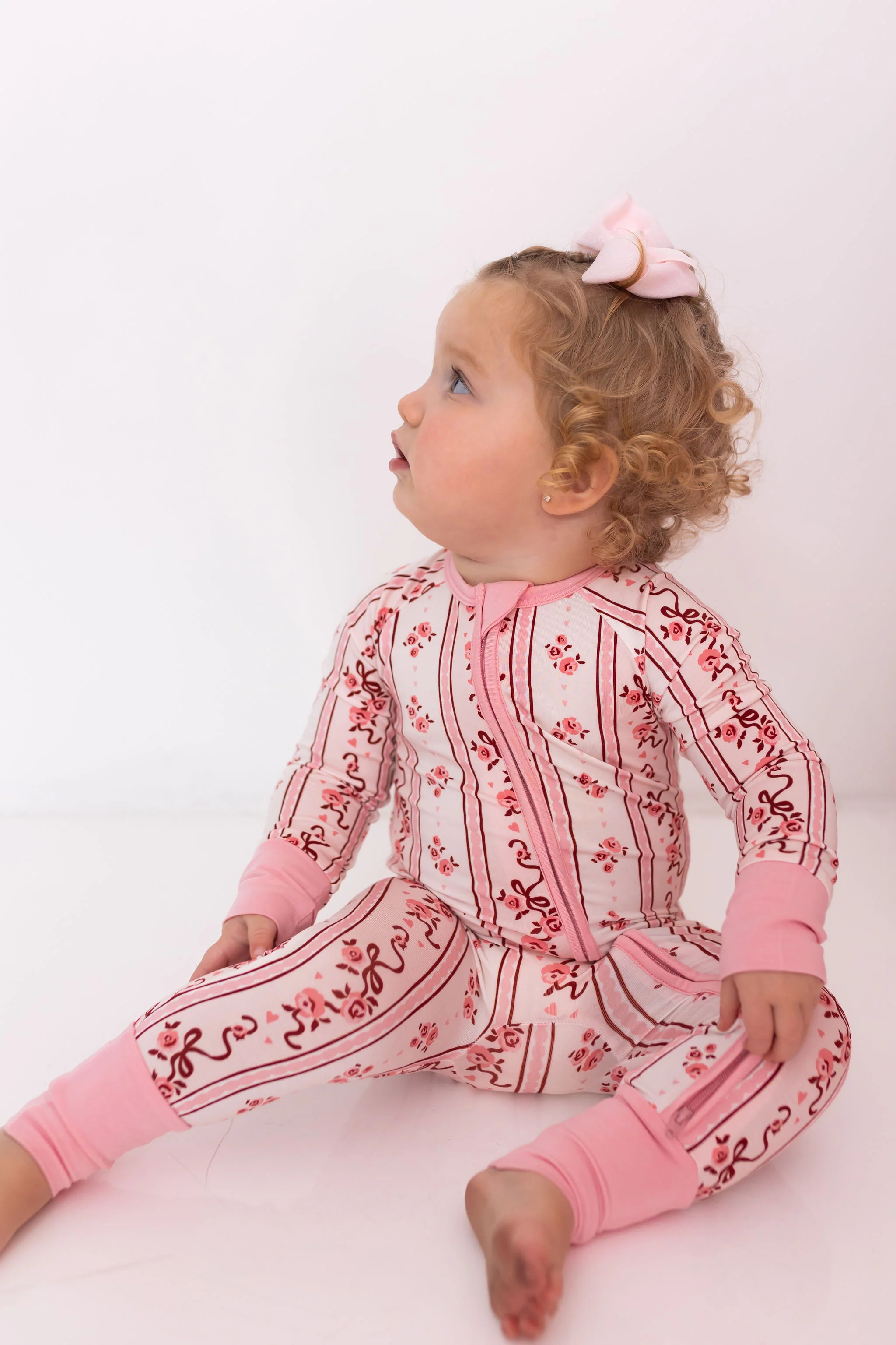 Vintage Love Zipper Romper | In My Jammers