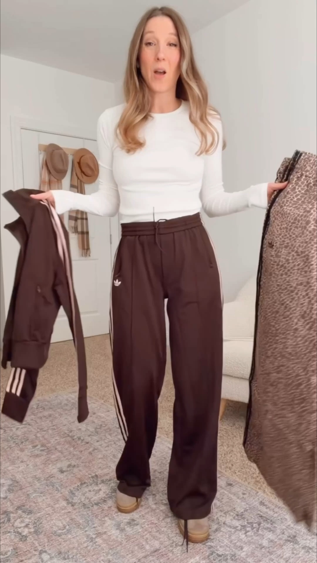 Totally obsessed with these mix and match favorites for spring from @adidas. These pants are my newest obsession- They are the perfect color! #adidaspartner #createdwithadidas