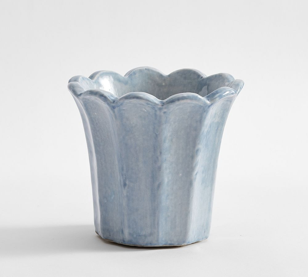 Fluted Tulip Cachepots | Pottery Barn (US)
