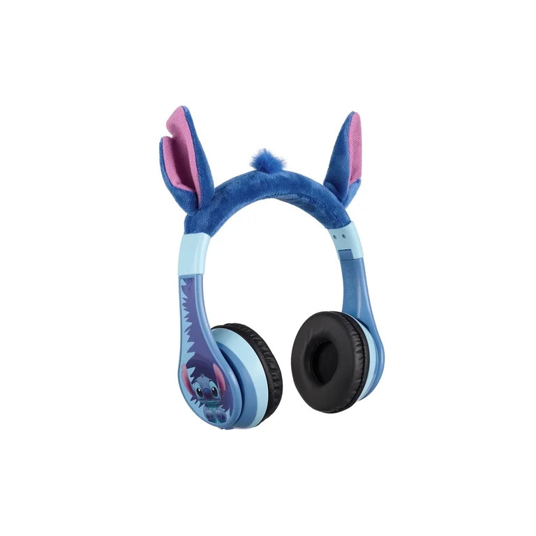 eKids Disney Stitch Bluetooth Headphones with Bonus In-Line 3.5mm Cord | Walmart (US)
