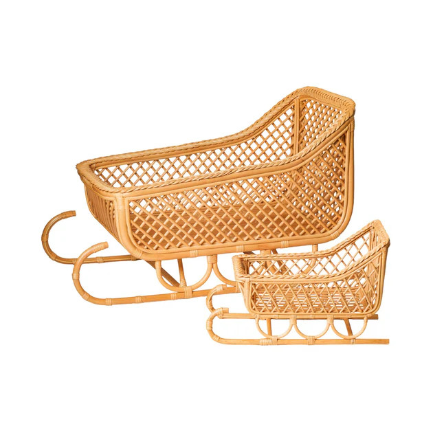Rattan Sleigh | Cailini Coastal
