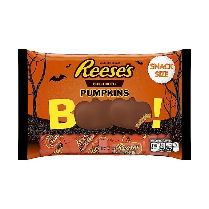 REESE'S Snack Size Peanut Butter Pumpkins, 10.2 Ounce | Amazon (US)