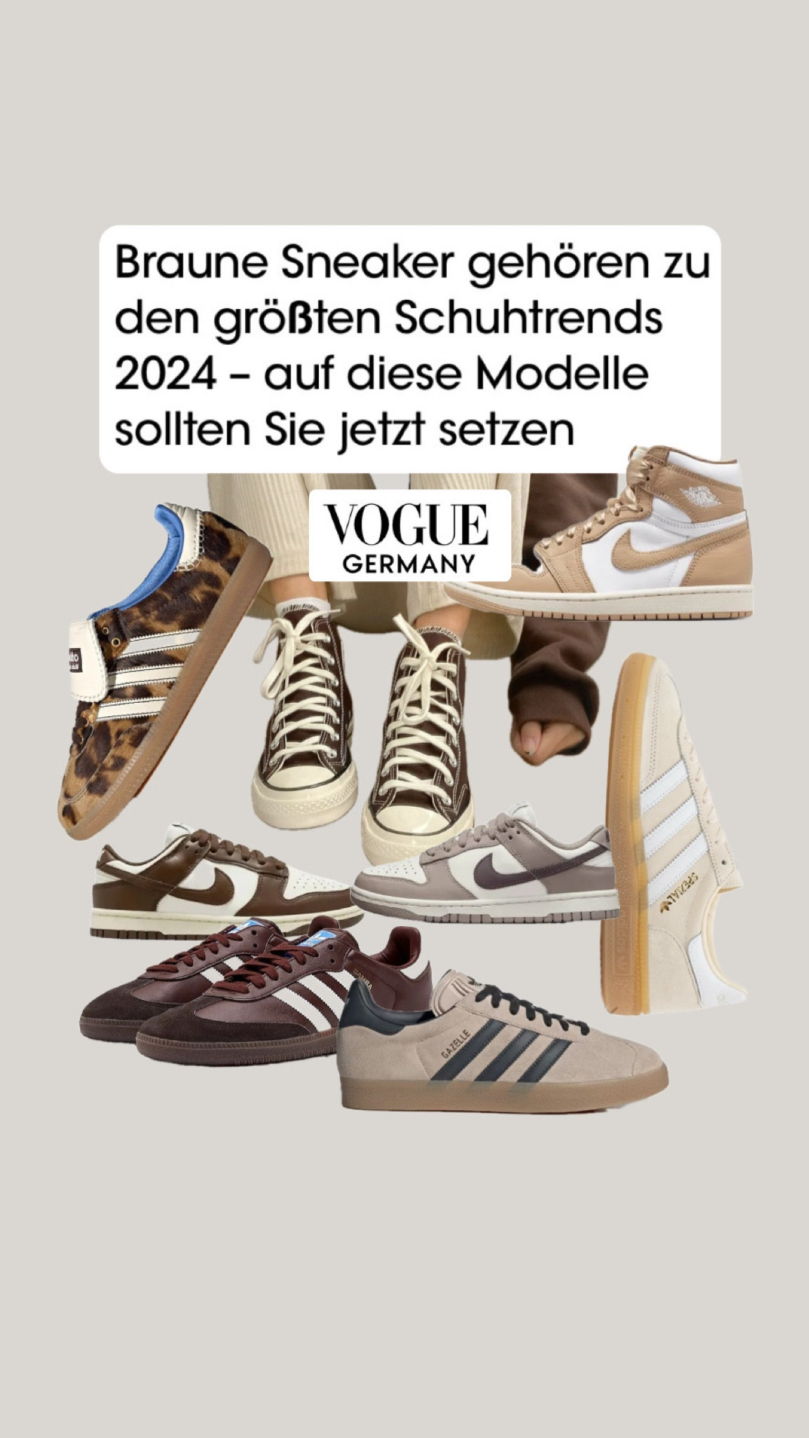 FASHION TRENDS, spring 2024: braune Sneaker 🤎🐆 

#LTKeurope #LTKstyletip #LTKSeasonal