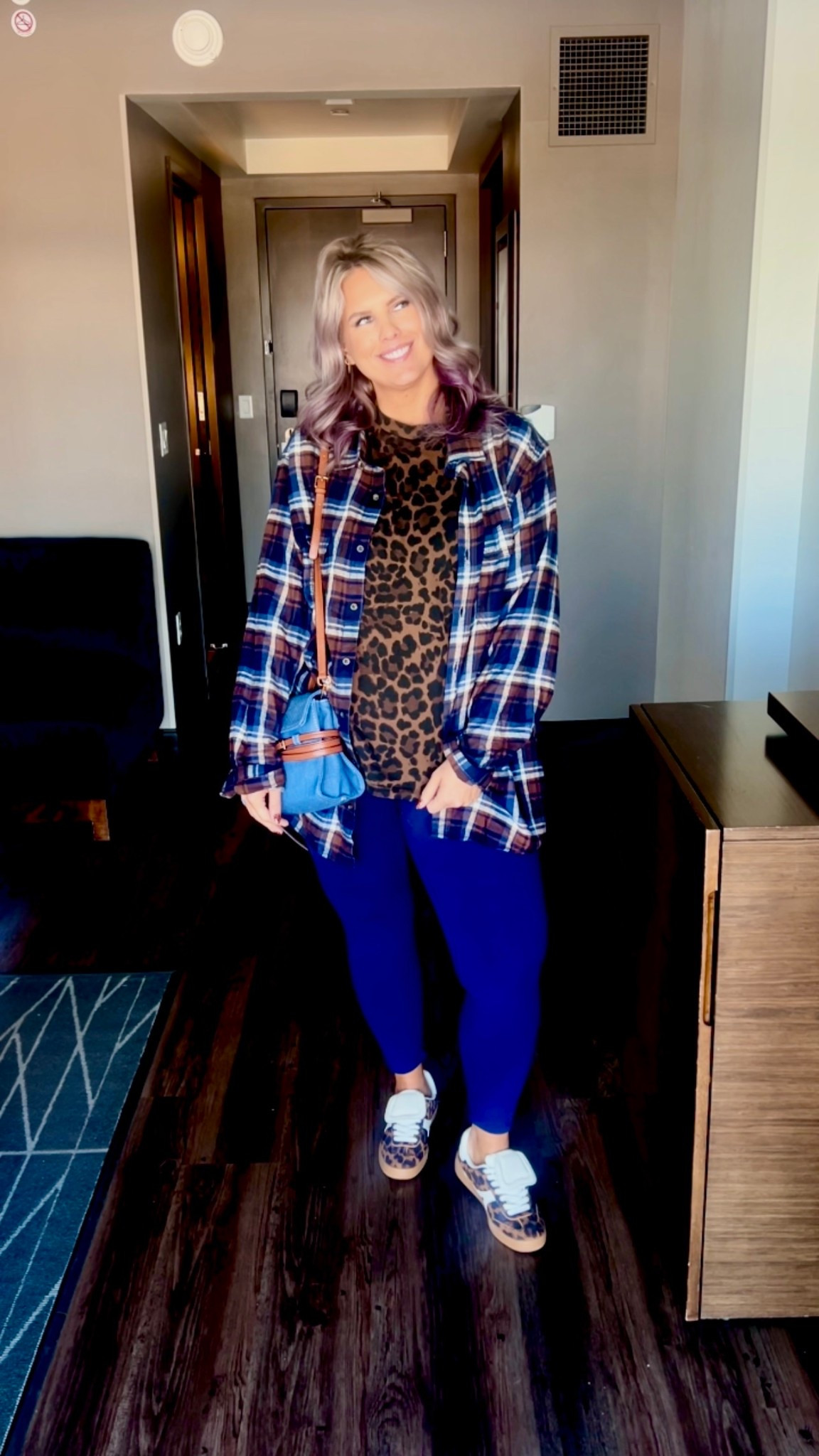 ✔️Blue & cognac flannel shirt 〰️ size XL tall men’s 
✔️Leopard sneakers with exposed tongue 〰️ size down 1/2
✔️Leopard oversized t-shirt 〰️ size large men’s 
✔️Fave no show socks
✔️Denim bag with cognac wrap belt 
✔️Navy blue leggings •• older from @walmartstyle 〰️ linked similar 


#walmart #walmartfashion #walmartstyle  walmart fashion, walmart style, walmart outfit, walmart look, walmart fashion, found it at walmart, walmart fashion finds, walmart summer, walmart winter, walmart fall, walmart spring, walmart new arrivals, walmart outfit, walmart outfit inspo, walmart outfit inspiration, walmart curves, walmart curvy, curvy walmart, midsize walmart, walmart midsize, walmart ootd, walmart shopping, new at walmart  #lounge #loungewear #loungeoutfit #loungewearoitfit #loungestyle #loungewearstyle #loungefashion #loungewearfashion #loungelook #loungewearlook  #leggings #style #inspo #fashion #leggingslook #leggingsoutfit #leggingstyle #leggingsoutfitidea #leggingsfashion #leggingsinspo #leggingsoutfitinspo #leopard #print leopard print, leopard, leopard outfit, outfit with leopard, leopard belt, leopard shoes, leopard boots, leopard handbag, leopard purse, leopard bag, leopard accept, animal print, leopard inspiration, leopard outfit inspiration, leopard inspo, leopard pattern, animal print pattern, leopard shirt #under20 #under30 #under40 #under50 #under60 #under75 #under100 #affordable #budget #inexpensive #size14 #size16 #size12 #medium #large #extralarge #xl #curvy #midsize #pear #pearshape #pearshaped budget fashion, affordable fashion, budget style, affordable style, curvy style, curvy fashion, midsize style, midsize fashion 

#LTKMidsize #LTKTravel #LTKFindsUnder50
