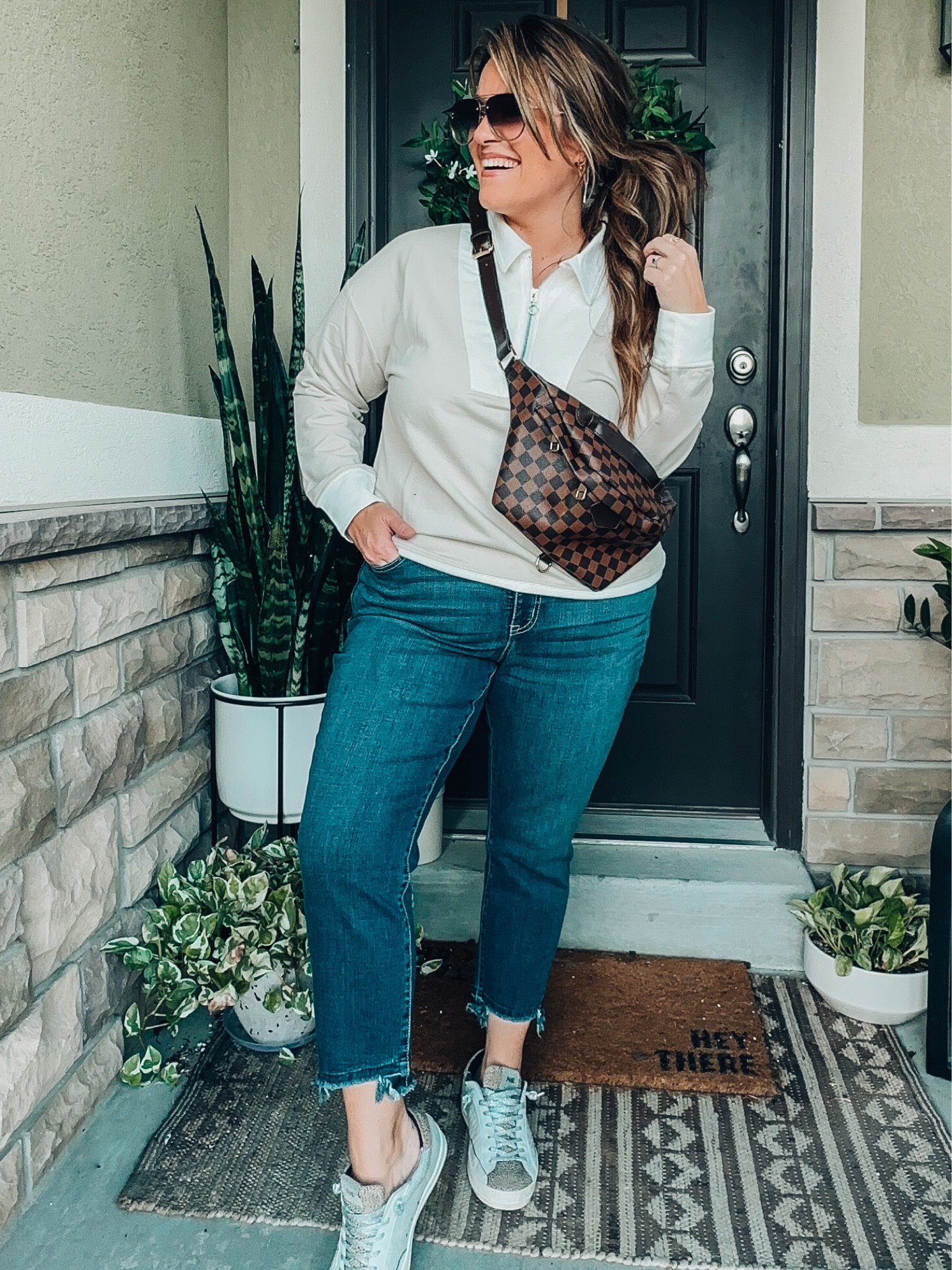 Walmart fashion casual fall outfit @walmartfashion 
Midsize size 14 fall outfits 
•outfit 5: pullover lightweight sweatshirt xl, cropped jeans tts size 14 great stretch 



#LTKsalealert #LTKSeasonal #LTKcurves