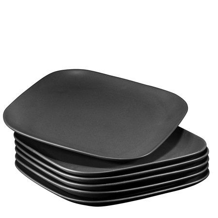 Bruntmor 10"" Square Dinner Plates, Ceramic Dinner Dishes That Are Chip Resistant, BPA, Cadmium And  | Walmart (US)