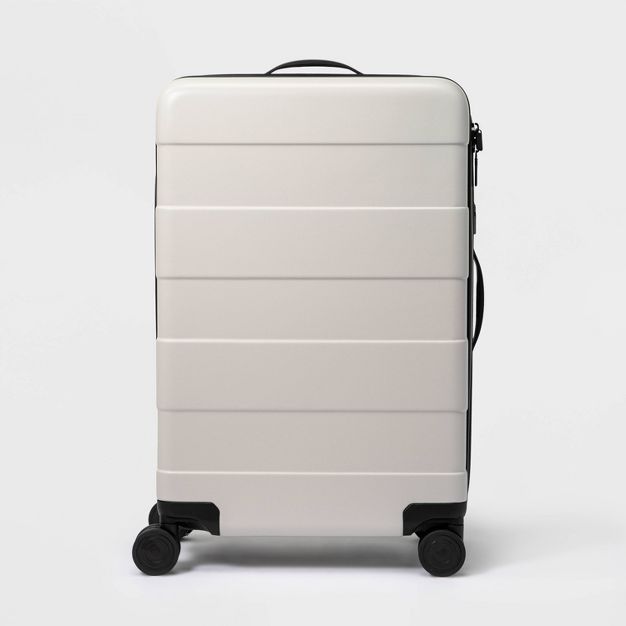 Hardside Medium Checked Spinner Suitcase - Made By Design™ | Target