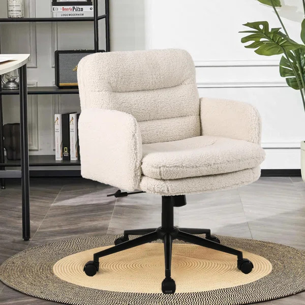 Jaythan Upholstered Office Chair Desk Chair Home Office Task Chair With Armrest | Wayfair North America